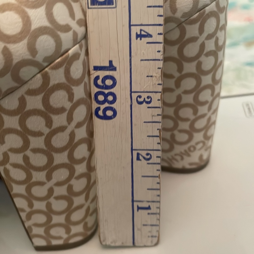 Coach 4inch Heels Signature C Pattern - image 5